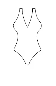 Women Swimsuit Size L