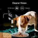 Automatic Dog & Cat Feeder with Camera & WiFi 8L/34 Cups, 1080P Night Vision, 2.4 & 5G WiFi, 2-Way Talk, 10s Voice Recording, Timed Food Dispenser, Up to 99 Portions, 15 Meals Per Day, Matte Black 