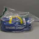 Snow Tire Chains for Car SUV Pickup Trucks, Universal Car Snow Chains, Snow Traction for Tires, Fit for Tire Width 195 205 215 220 225 235 240 245 255 265
