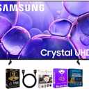 Samsung UN50U800KIT1 50 inch Class U8000F Series Crystal 4K UHD Smart TV 2025 HDR Tizen OS with HDMI Cable Streaming B