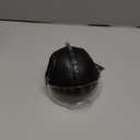 Namsan Dog Helmets for Small Dogs, Dog Helmet with Clear Lens Goggles, Doggie Helmets Hat with Ear Holes, Bike Doggie Helmet for Small to Medium Dogs, Adjustable, Top Spikes, Black (Flip-Up Visor+Rivets)