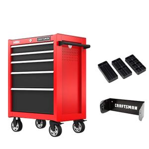 CRAFTSMAN Rolling Tool Chest, 26-inch, 5-Drawer, Workshop Tool Storage with Wheels (CMST32752RB)