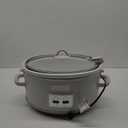Crock-Pot 7 Quart Cook and Carry Slow Cooker with Touch Control, 4 Pre Programmed Settings, Removable Stoneware, and Locking Lid, Mushroom
