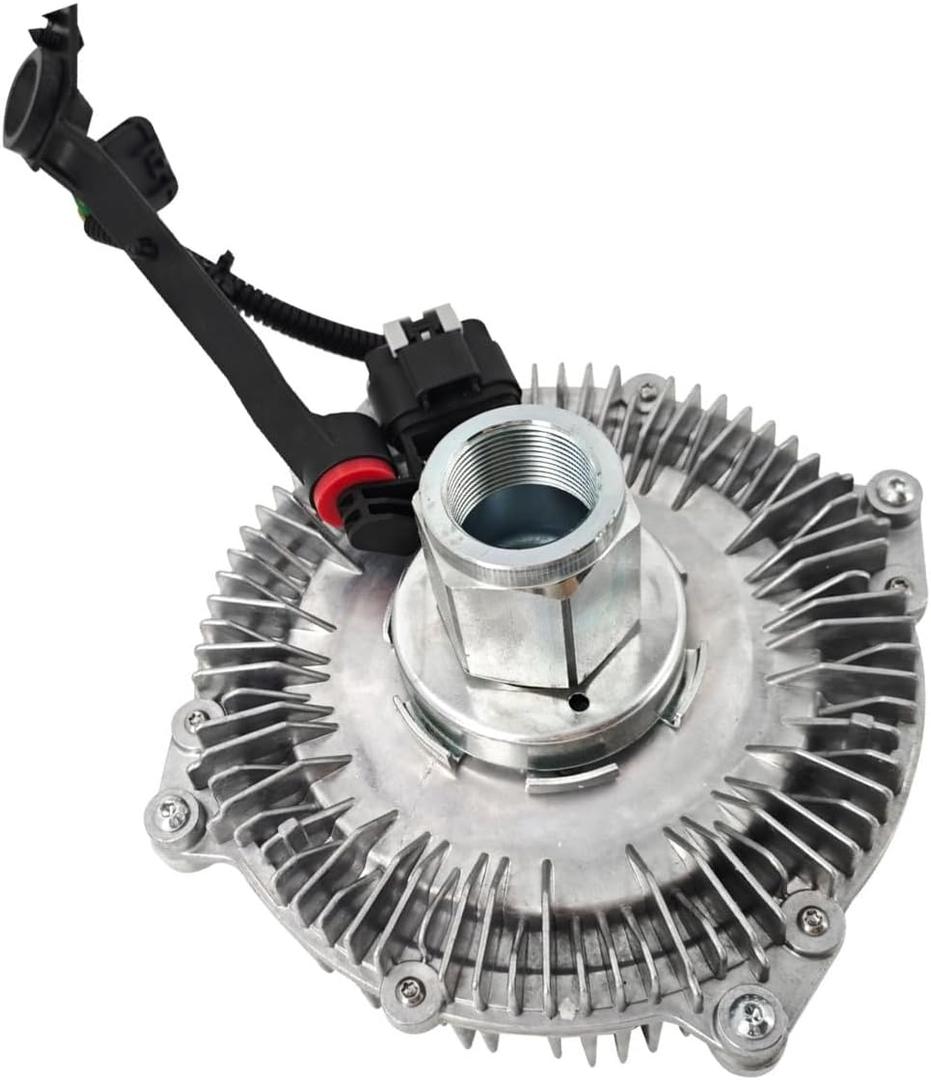 15-40577 Engine Cooling Fan Clutch Assembly Replacement for Chevy Silverado 2500 HD 3500 HD, Compatible with GMC Sierra 2500 3500 HD 6.6L 2017-2019 84013368