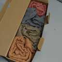 Momcozy Muslin Swaddle Blankets for Baby Boys and Girls, 4-Pack Breathable and Skin-Friendly Receiving Blanket Wrap, Baby Essentials, Registry & Gift, 47 x 47 inches (Brown)