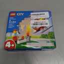 LEGO City Fire Helicopter Toy 60318 for Preschool Kids, Boys and Girls 4 Plus Years Old, with Firefighter Minifigure & Starter Brick