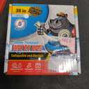 Shower Threshold Water Dam Barrier 39" - Transparent Collapsible Shower Water Blocker - Guard for Walk in Shower - Water Guard Stopper for Floor - Shower Door Water Blocker by Hippo Dam