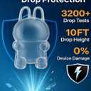 3 x Protective Case Compatible with Have A Seat Figure-Clear PVC Portable Storage Box with Keychain, Dustproof Scratch-Resistant Collector Display Compatible with Sitting Series (Figure Not Included)