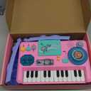 Baby DJ Table for Toddlers 1-3 with Music & Light, Musical Baby Piano Toys 6-9-12-18 Months Toddler Activity Table Music Instruments Learning Toys for 1 Year Old Girl Valentine Birthday Gifts Age 0-2