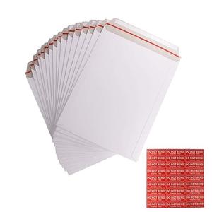 zmybcpack 81 Pack 9X12 inch Self Seal Photo Document Mailers Stay Flat White Cardboard Envelopes White Photography Mailersfor CD, Photos, Document