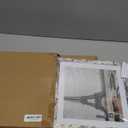 12x12 Picture Frame with Real Glass - 8x8 Wooden Frame with Mat, Horizontal and Vertical Display for Wall or Tabletop (Grey, 1 Pack)