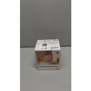 Karaoke Machine for Kids Adults, Mini Portable Bluetooth Karaoke Speaker with 2 Wireless Microphone and Lights, Christmas Birthday Gifts for Girls Ages 4, 5, 6, 7, 8, 9, 10, 12+ Family Home Party