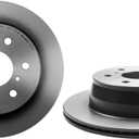 2 x Brembo 09.B534.11 UV Coated vented Rear Brake Rotor CADILLAC/CHEVROLET OE# 23195438