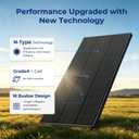 400W Solar Panel, 2pcs 200 watt Solar Panels 12V 18BB N-Type