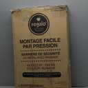 Regalo Safety 29-38.5" Baby Gate for Doorways & Bottom of Stairs, Pressure Mounted Baby Gate with Door for Babies, Toddlers & Pets, Tested & Safe for 30 Years, American Designed, American Owned, White