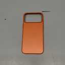 for iPhone 17 Pro/17 Pro Max Magnetic Case ,Classic Liquid Silicone Anti-Scratch Mobile Phone Case (Dark Orange,17 promax)