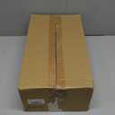 Acrylic Makeup Brush Holder with Lid 6-Slots, Clear Cosmetic Brushes Organizer Storage for Vanity, Large Capacity Split Design Dustproof Covered Container