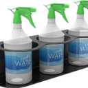 3 Holes All-Purpose Spray Bottle Holder Wall Mount Heavy Duty Spray Can Holder Rack Organizer Storage for Home Garage Workspace