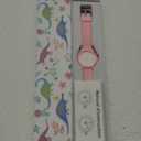 Kids Analog Watch Boys Girls, 30M Waterproof, Sports Watch for Boys, Easy to Read Children's Thin Dial Wrist Watches with Soft Band, for Ages 5-15 Kids Great Birthday Gifts Christmas Day (Pink-White Dial)