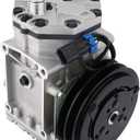 Replacement Car/Truck AC Compressor By AA Ignition - Compatible with Freightliner, Peterbilt, Kenworth 1996-1999 - Replaces ET210L, ET210L-25150-1996, 1997, 1998, 1999