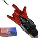 Spider Silk Launcher for Kids,Web Shooters- USB Type c Charging, Launch Distance 8ft - Can Grab Small Objects-Variety of Play Modes ((Black))
