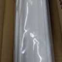 LazBlinds No Tools No Drill Cordless Roman Shades for Windows, Blackout Thermal Insulated UV Blocking Window Blinds, Lightweight Fabric Blinds for Indoor Windows, 34" W x 72" H, Blackout - White