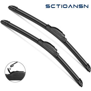 3Pcs Windshield Wiper Blades for Mini Cooper R56 2007-2012, R50 R53 2005-2006, F55 F56 2014-2022, Original Equipment Automotive Replacement Windshield Wiper Blades- 19"/18"