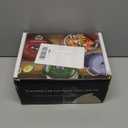 vancasso 2.5 QT Enameled Cast Iron Dutch Oven with Stainless Steel Knob Lid  Small Non-Stick Casserole for Steaming, Baking, and Roasting  Cream Color