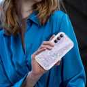 2 x Compatible for Samsung Galaxy A35 5G Case, Pretty Butterfly Print Three-Dimensional Wave Clear Case for Girls Women, Soft Full Package Anti-Fall Cover for Galaxy A35 5G, Water Blue Butterfly