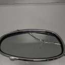 Motorcycle Chrome Rearview Side Mirrors Compatible with Kawasaki Suzuki Chopper Scooter 10MM
