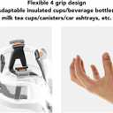 Car Cup Holder Expander,2 in 1 Cup Holder Extender Adapter with Expandable Base for Car