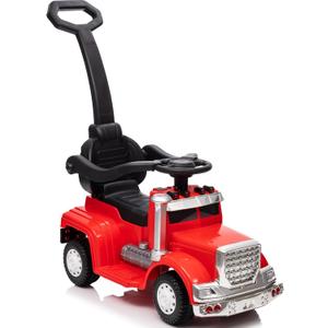 Outfunny 3-in-1 Ride on Push Car for Toddler 1-3 Years with Handle & Music, 14.17 inches x 34.65 inches x 34.25 inches