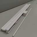 Cordless Light Filtering Mini Blinds for Indoor Windows - 29 Inch Width, 64 Inch Length, 1" Slat Size - Pearl White - Cordless GII Morningstar Window Blinds for Interior by Achim Home Decor