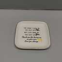 Step Mom Gifts for Bonus Mom Jewelry Dish Ring Dish Tray for Mother in Law Birthday Christmas Valentines Mother's Day Gift for Stepmom Bonus Mom - Thank You for Loving Me As Your Own