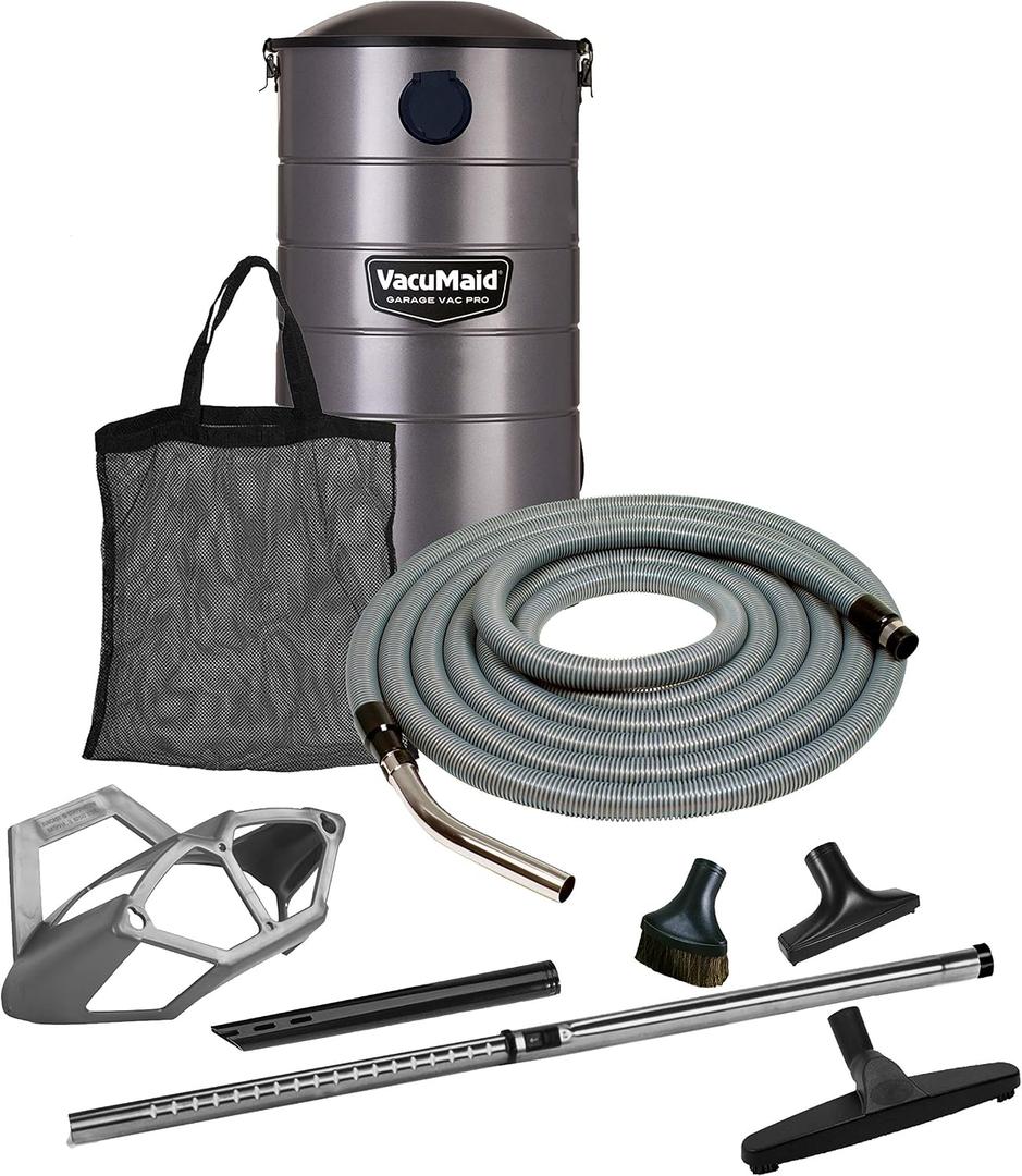 GV50PRO Wall Mounted Garage and Car Vacuum with 50 ft. Hose and Tools.