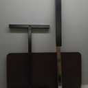 Drive Medical 13067 Non Tilt Top Overbed Table with Wheels and Secure Height Adjustment,Tray Table for Hospital or Home Use, Bedside Rolling Overbed Table, Silver Vein