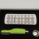 Sonic Dermaplaning Tool - Electric Facial Hair Remover for Women & Eyebrow Trimmer, Exfoliating Face Razor with 8 Replacement Blades (3 Months Supply) for Peach Fuzz & Dead Skin (Green)