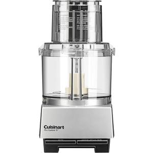 Cuisinart Food Processor, Dishwasher Safe 11-Cup Food Processor with Slicing & Shredding Discs, Cuisinart Pro Custom 11 Stainless Steel Electric Chopper & Kitchen Food Processor, Chrome, DLC-8SBCYP1