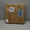 LZRS Round Adirondack Patio Side Table End Table, Outdoor Side Tables for Patio, Backyard,Pool, Indoor Companion, Easy Maintenance & Weather Resistant(Weather Wood)