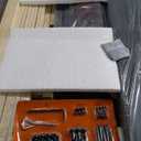 Novilla Queen Bed Frame with Headboard, Bed Frame Queen Size with Wood Slats Support,Linen Upholstered Adjustable Headboard, No Box Spring Needed, Heavy Duty Feet, Easy Assembly, Dark Grey