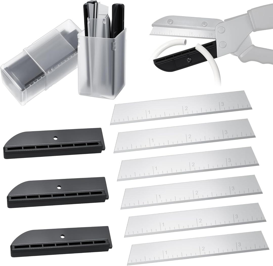 Feekoon 9 Pcs 3-7/ 8" Replacement Blades & Anvils, Cutting Tool Compatible with Craftsman Handi-Cut 401/ 37251/ 37301/ 40178, Compatible with Ronan 401