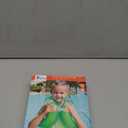 Floaties Swim Vest for Child, Portable Inflatable Pool Floats Swimming Ring with Adjustable Safety Buckle, Safety Swim Arm Bands with Double Surround Air Bag, Durable Float Tube for Kids (S(for weight:33-50lbs), Green)