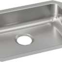 Elkay Lustertone Classic ELUHAD211555 Single Bowl Undermount Stainless Steel ADA Sink 23.5 x 15.75 x 5.375 inches