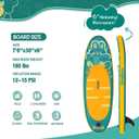 Kids Stand Up Paddle Board with Inflatable SUP Accessories, Durable, Lightweight, Wide Stable Design, Non-Slip Comfort Deck,Inflatable Paddle Board for Kid & Youth