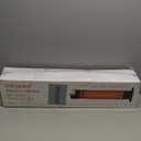 Outdoor Electric Patio Heater, 27-inch Infrared Tower Heater with 1200W Instant Heating, IPX5 Waterproof, Tip-Over & Overheat Protection, Space Heater for Patio Garage Workshop Indoor & Outdoor Use (27" - Onyx Black)