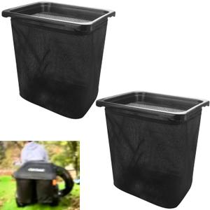 Braveboy 964-05104 964-04090A 964-04096A Grass Bag Assembly Compatible with MTD/Troy Bilt/Cub Cadet/Craftsman RZT 42 44 46 48 50 54 60 S, w/Hard Bottom (2 Pack)