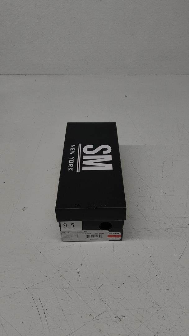 SM New York Black Heel Sandals Size 9.5
