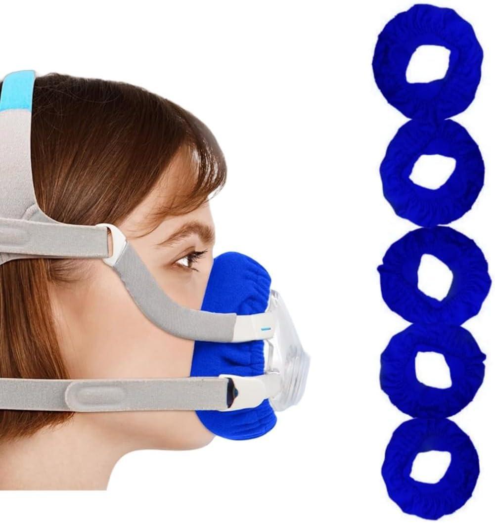 CPAP Mask Liners, CPAP Mask Covers Pads Full Face - for Most CPAP Full Face Nasal Masks Reusable [5 Pack]