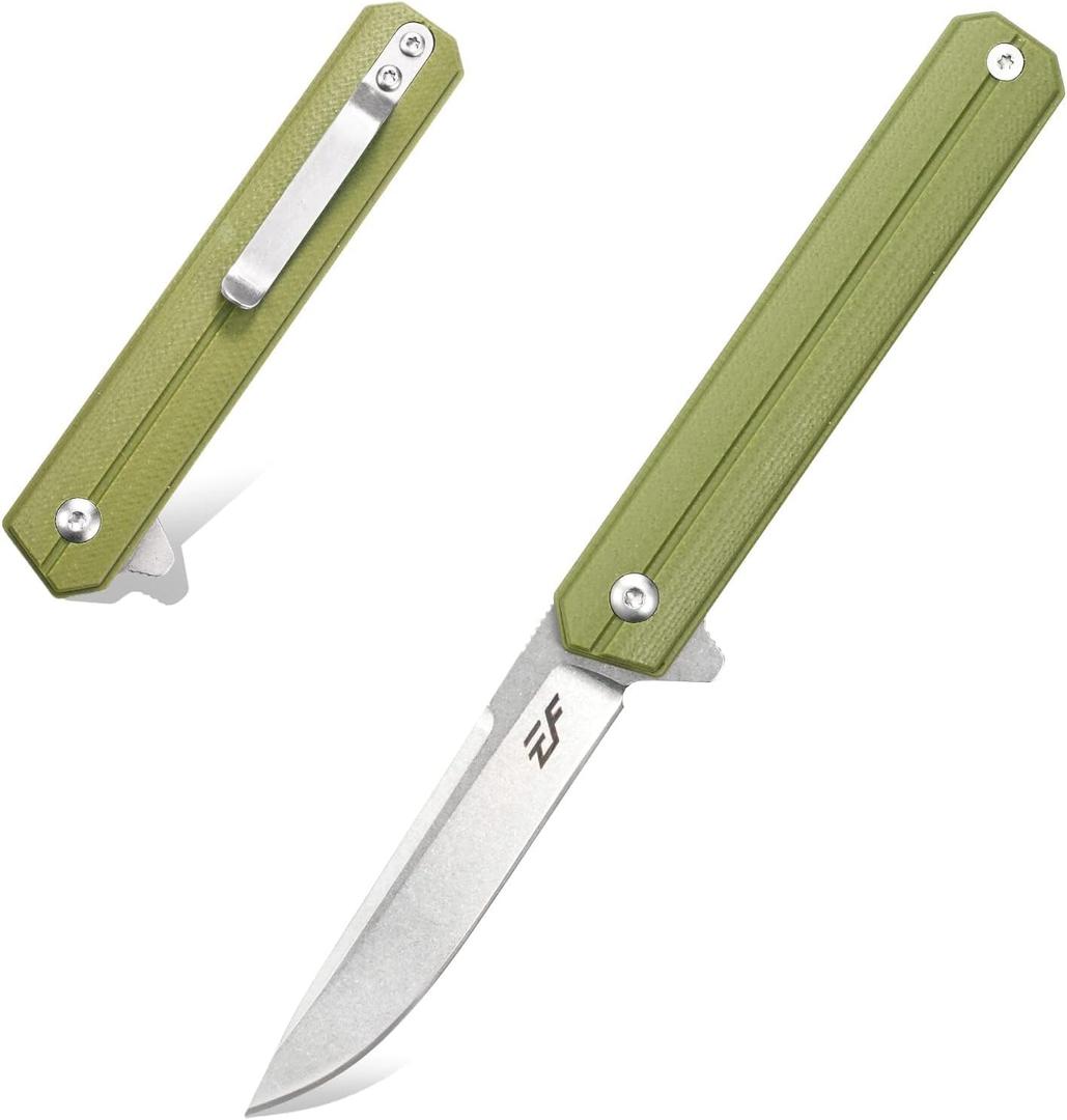 Eafengrow EF64 Folding Knife D2 Steel Blade G10 Handle Multitool Pocket Knife for Camping Hiking EDC Tool (army green) Eafengrow EF64 Folding Knife D2 Steel Blade G10 Handle Multitool Pocket Knife for Camping Hiking EDC Tool (army green)