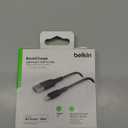 Belkin BoostCharge Lightning Cable - 6.6ft/2M - MFi Certified Apple iPhone Charger USB to Lightning Cable - iPhone Cable - iPhone Charger Cord - Apple Charger - USB Phone Charger - Black